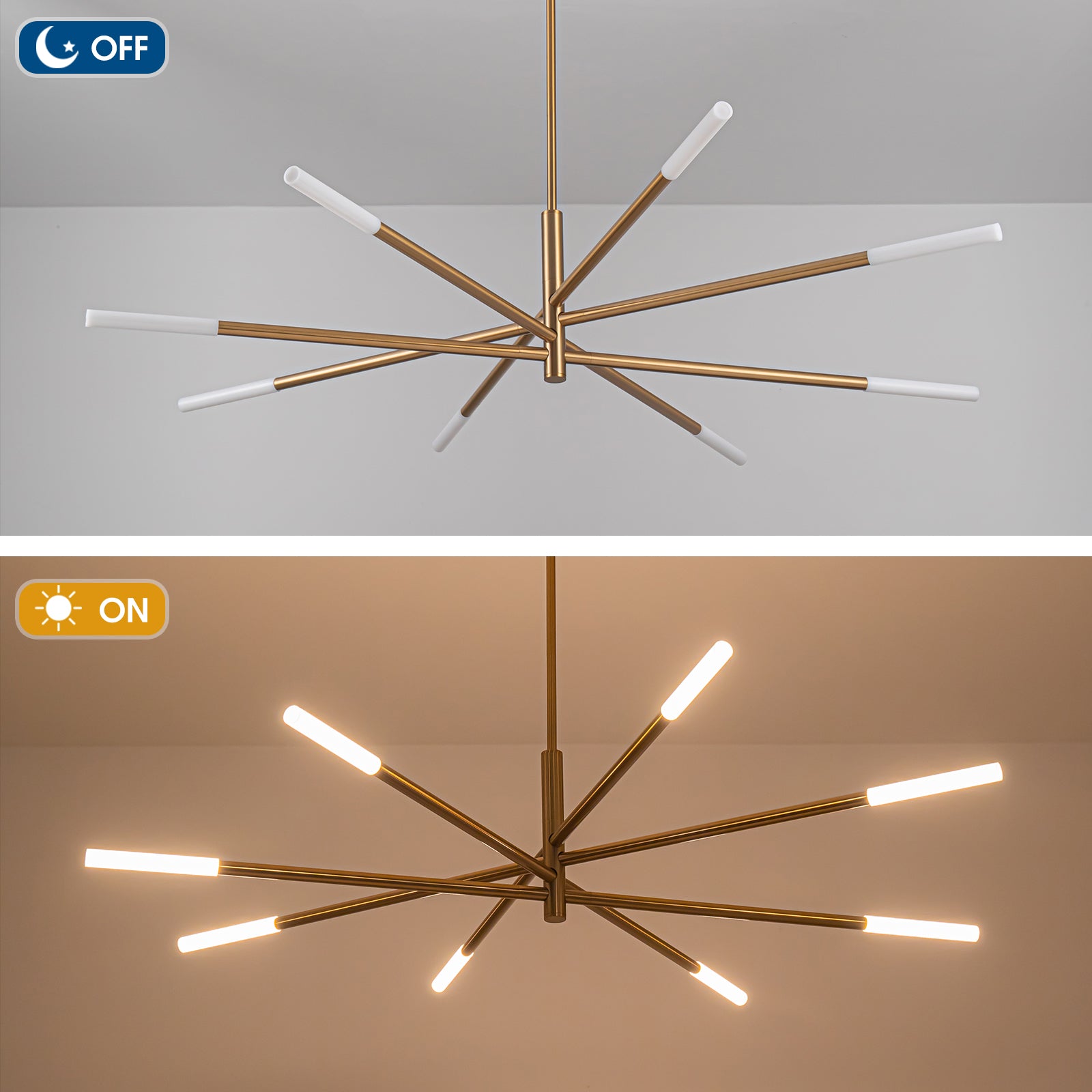 Alissa Gold 8 Light LED Pendant Light