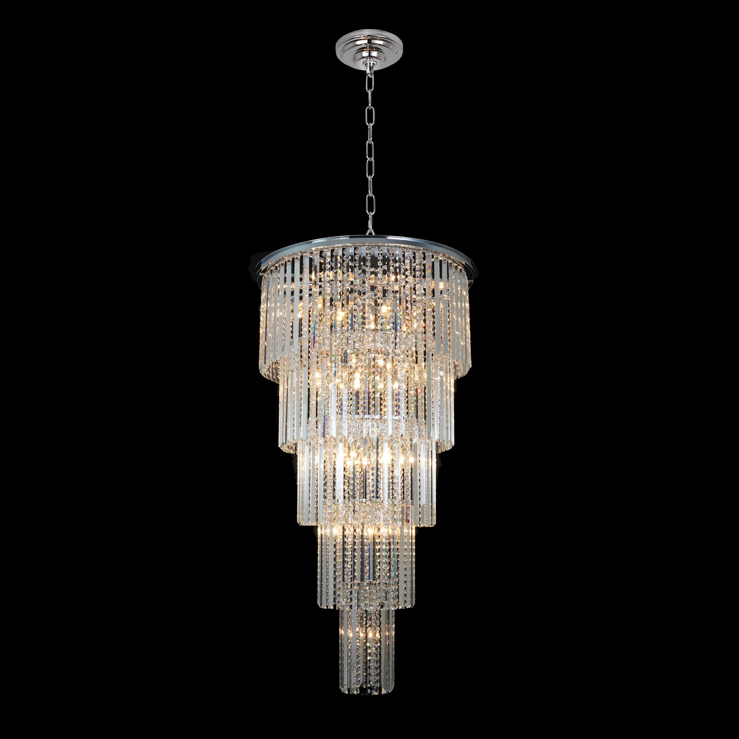 Prage 16 Light 5 Layer Chandelier