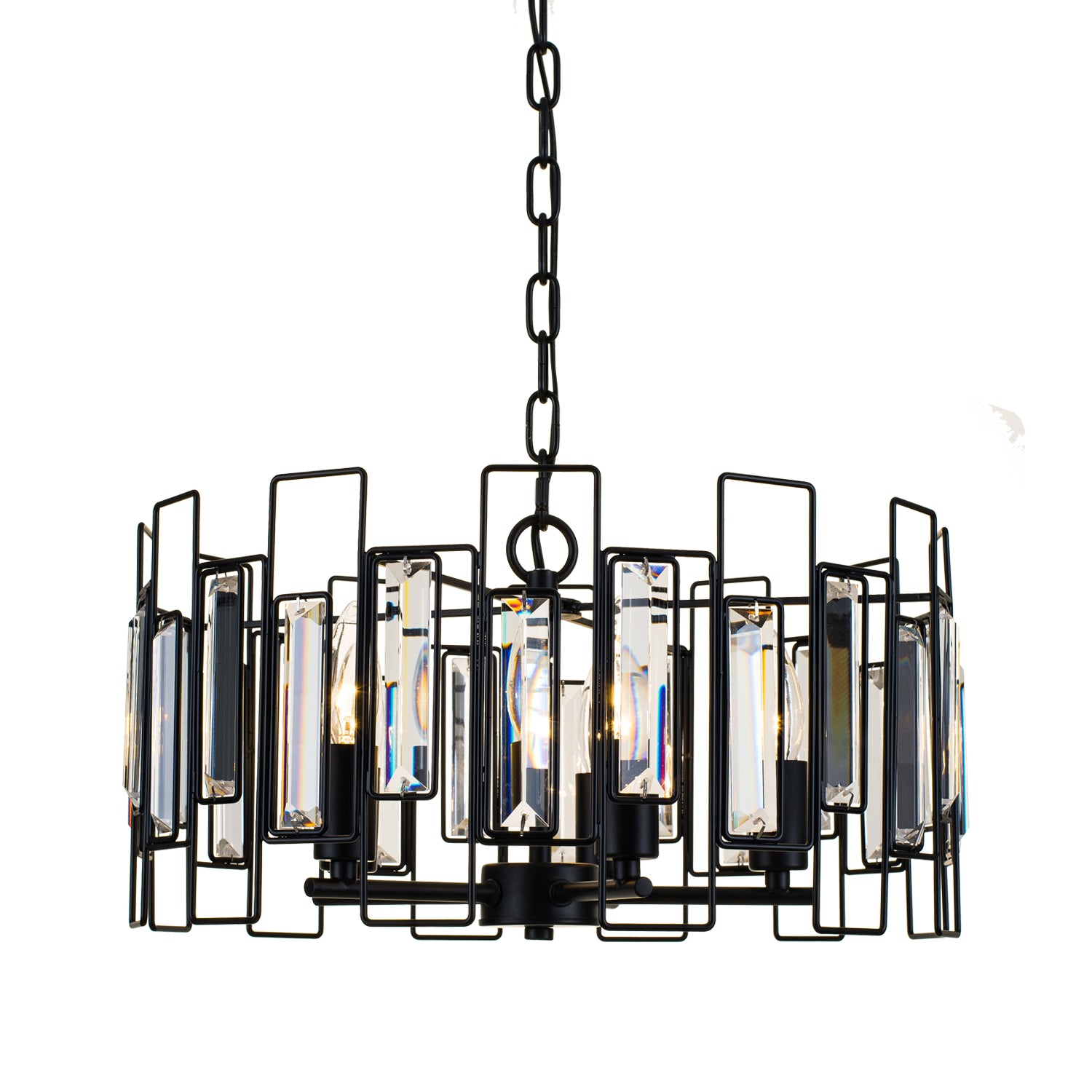 Marseille 5 Light Matt Black Pendant