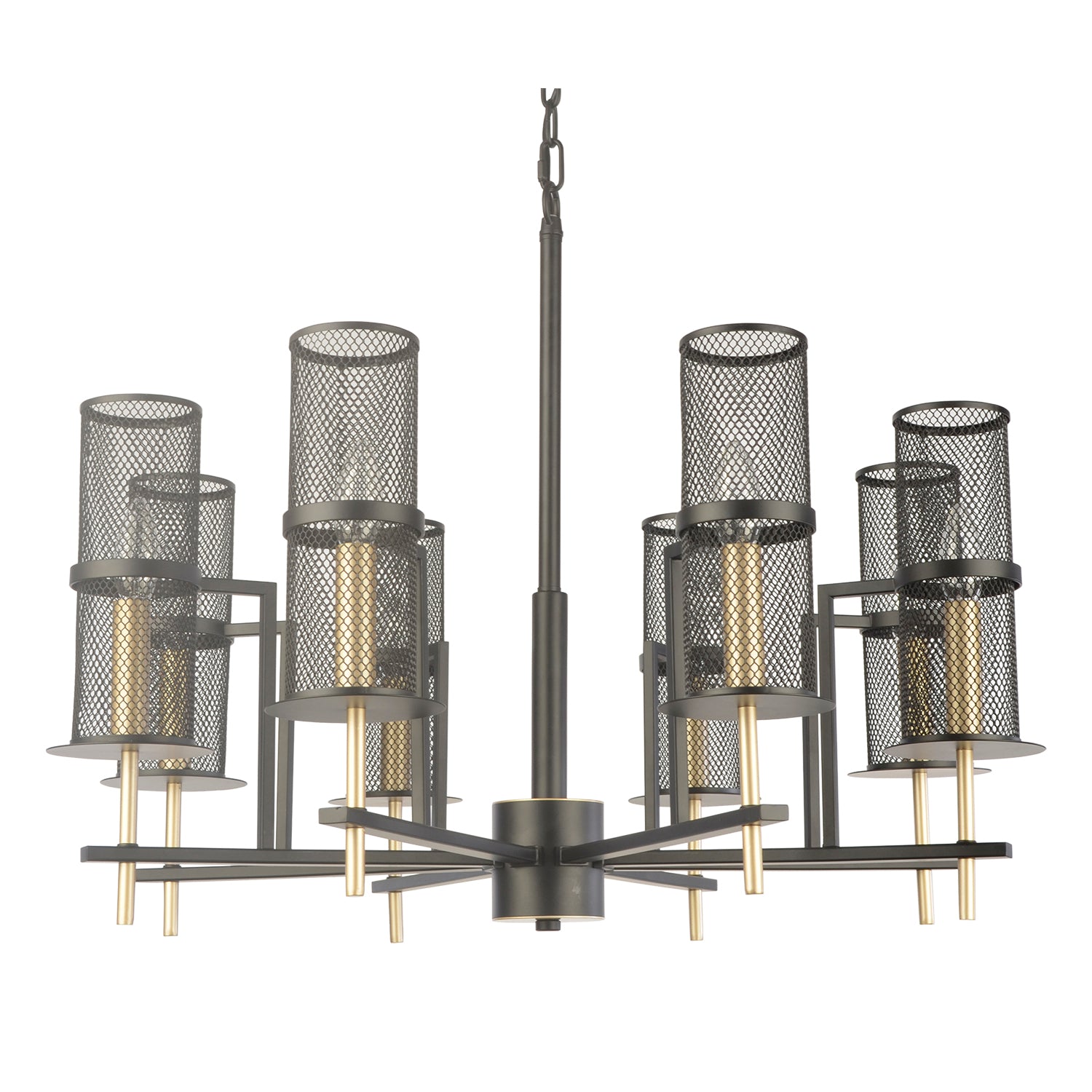 Cylinder 8 Light Chandelier