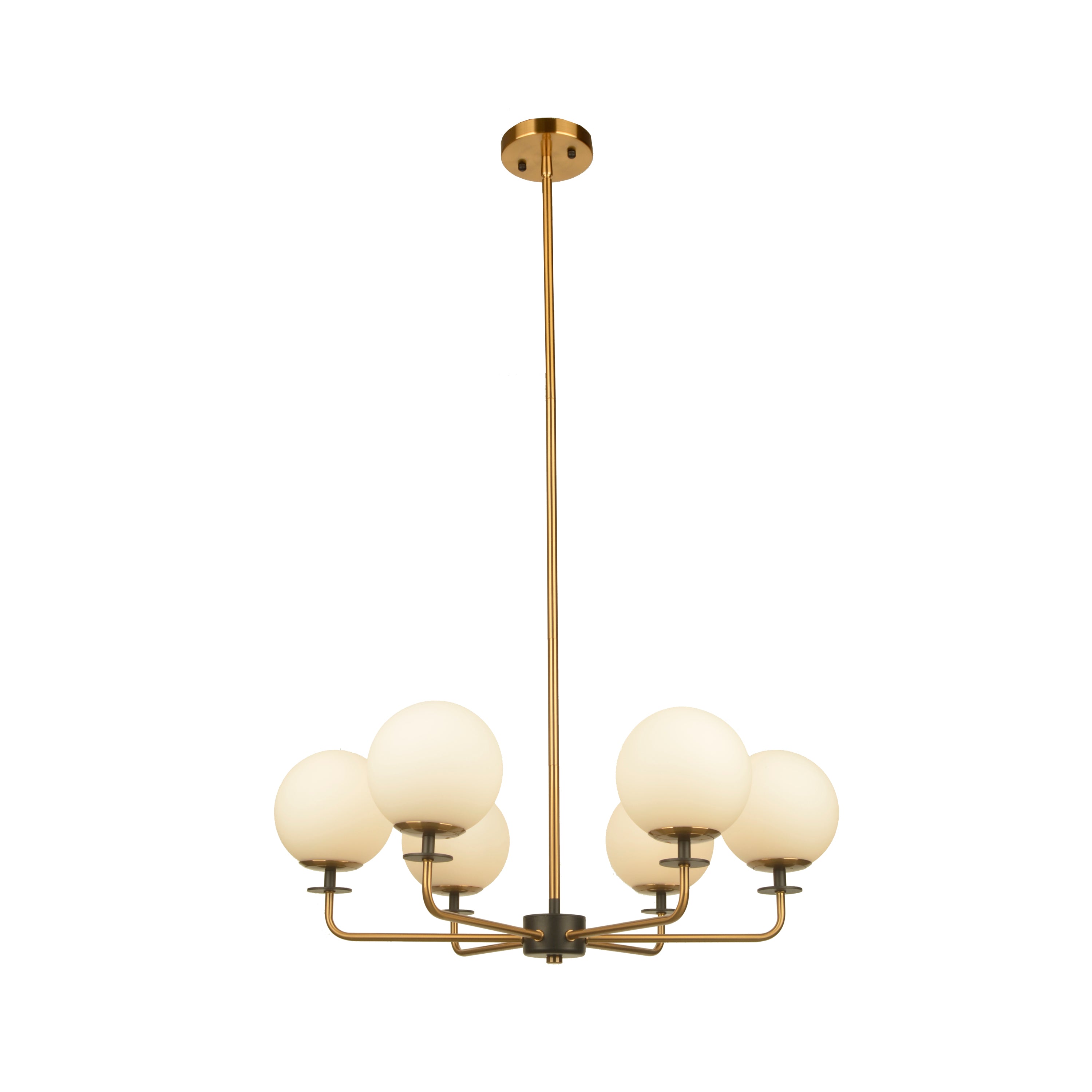 Florence 6 Light Gold Chandelier