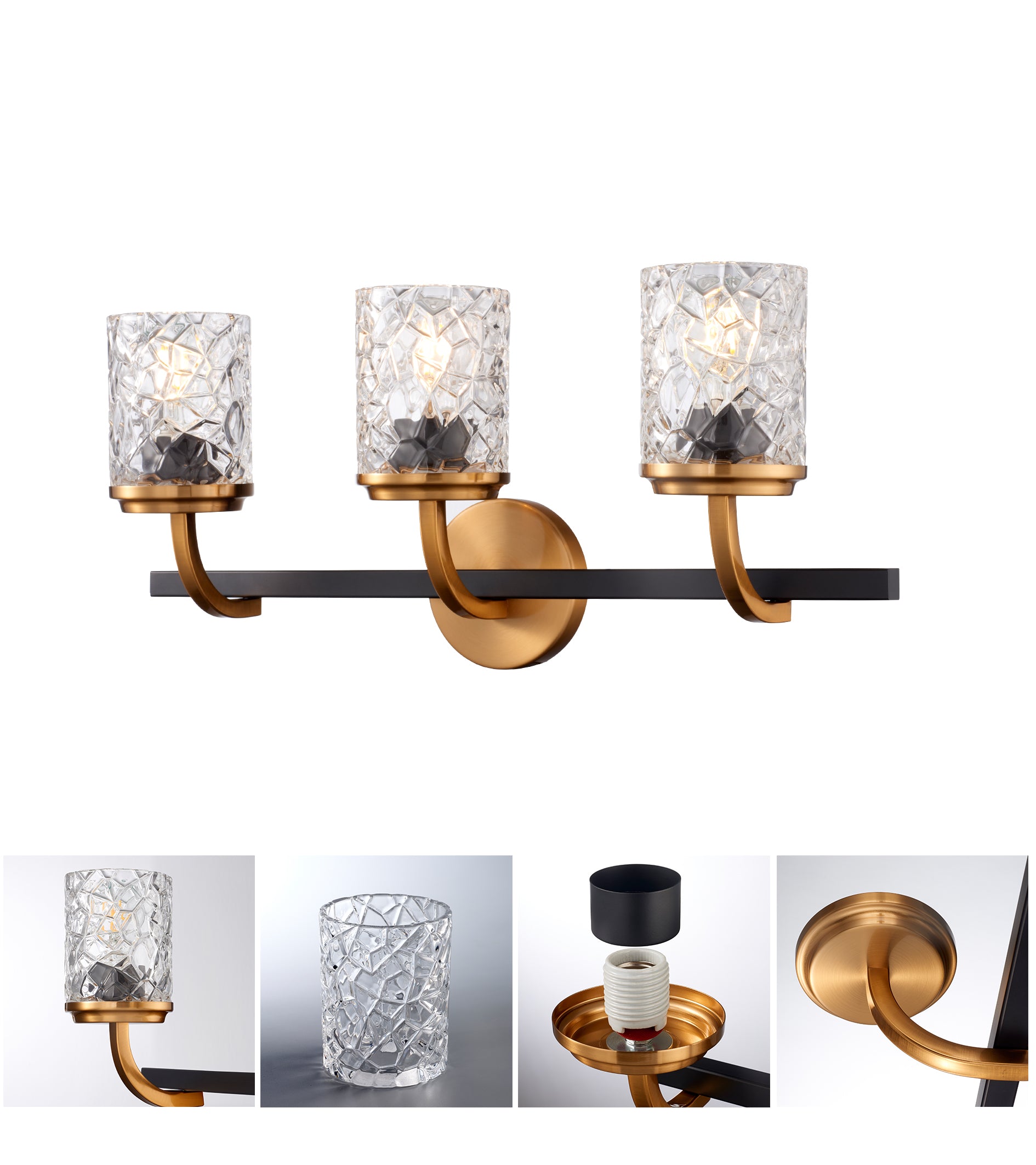 Alaja 3 Light Vanity Light