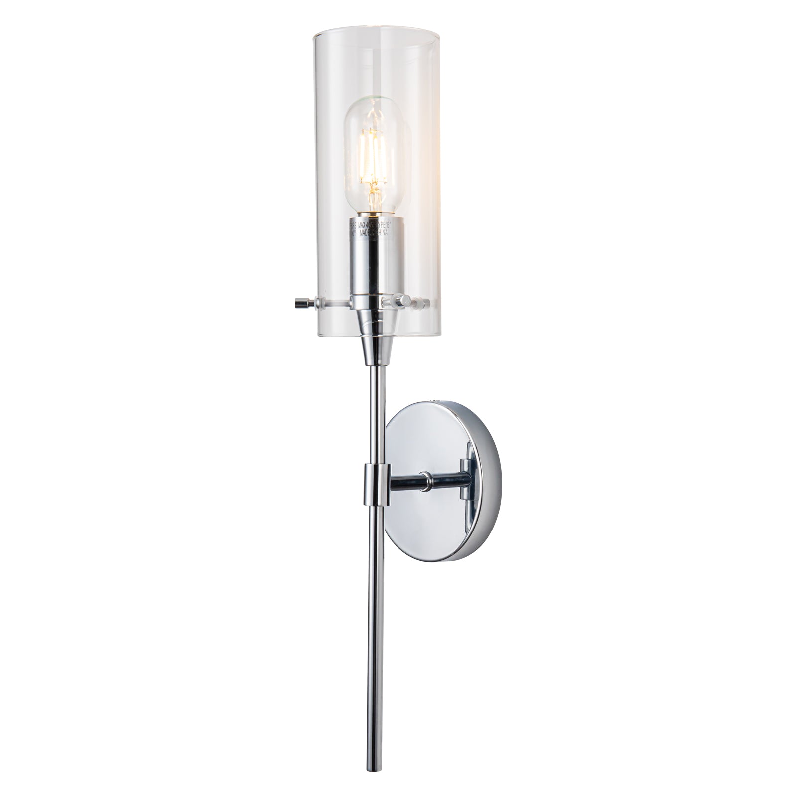 Hailo 1 light Chrome Wall Sconce
