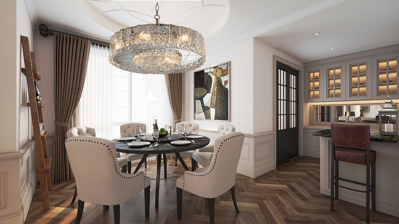 Ceron 6 Light Chrome Pendant