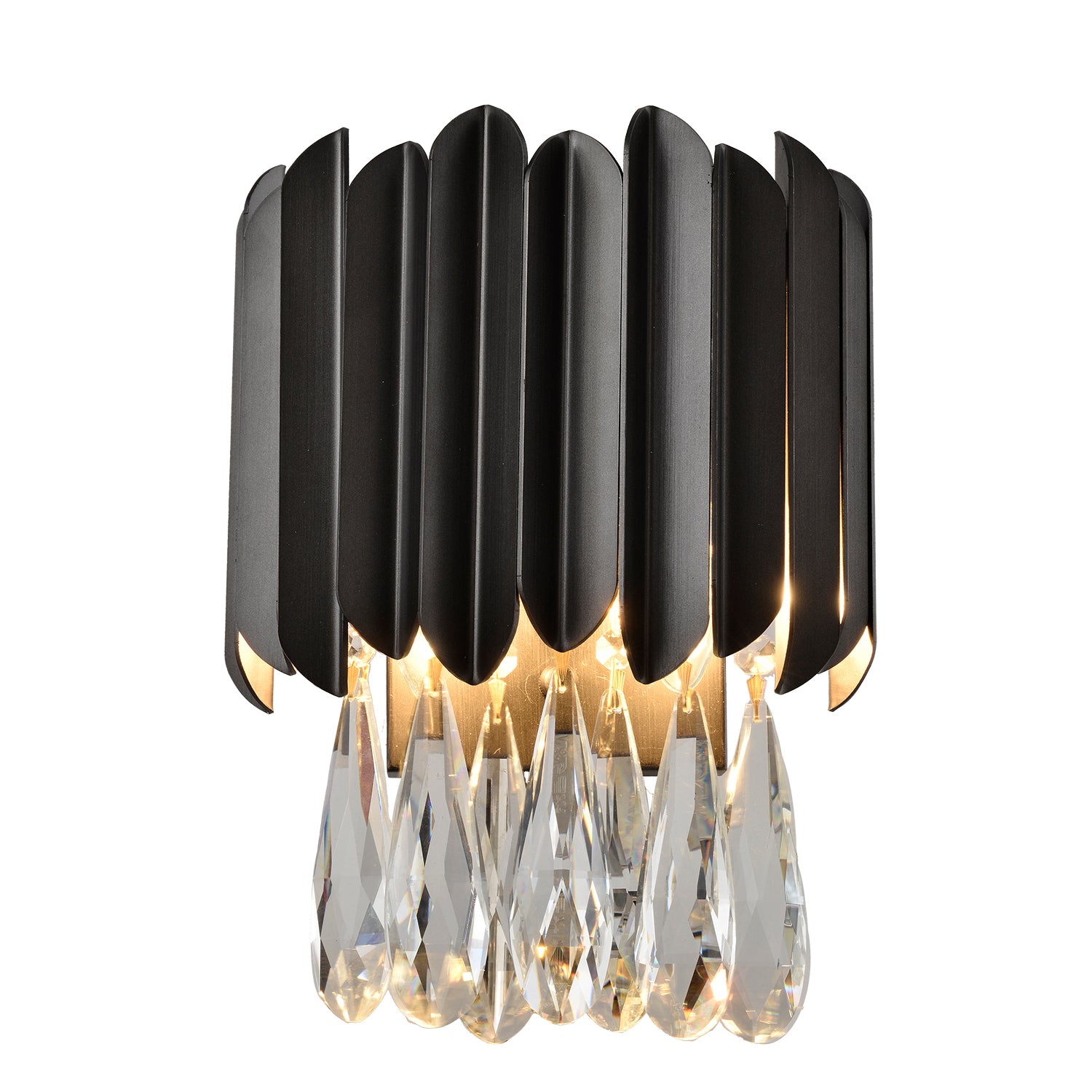 Amy 2 Light Black Wall Sconce