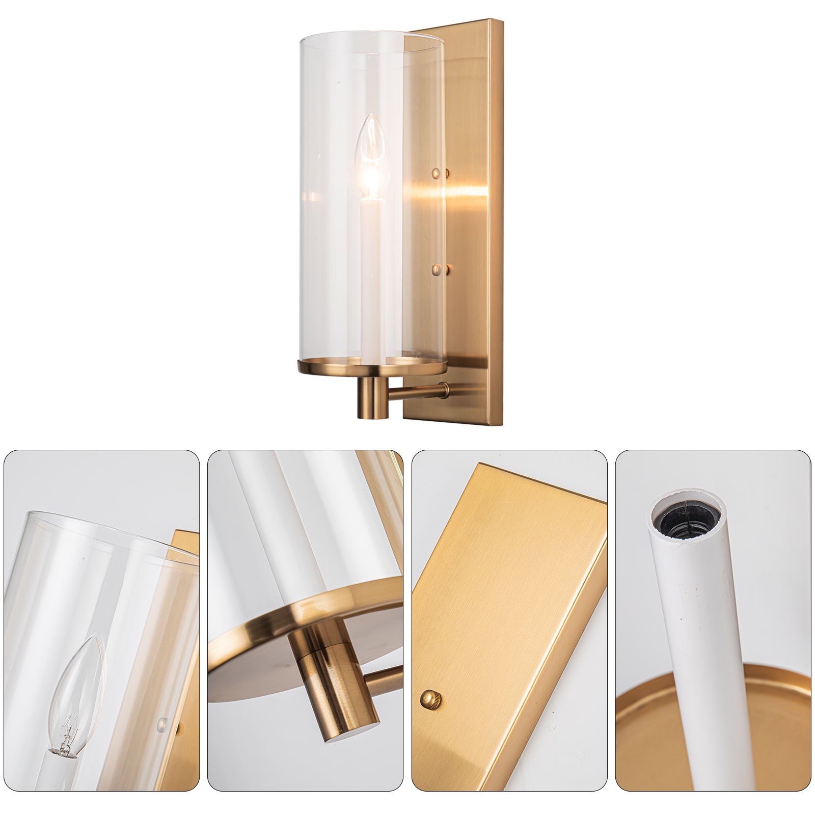 Sachi Gold Wall Sconce