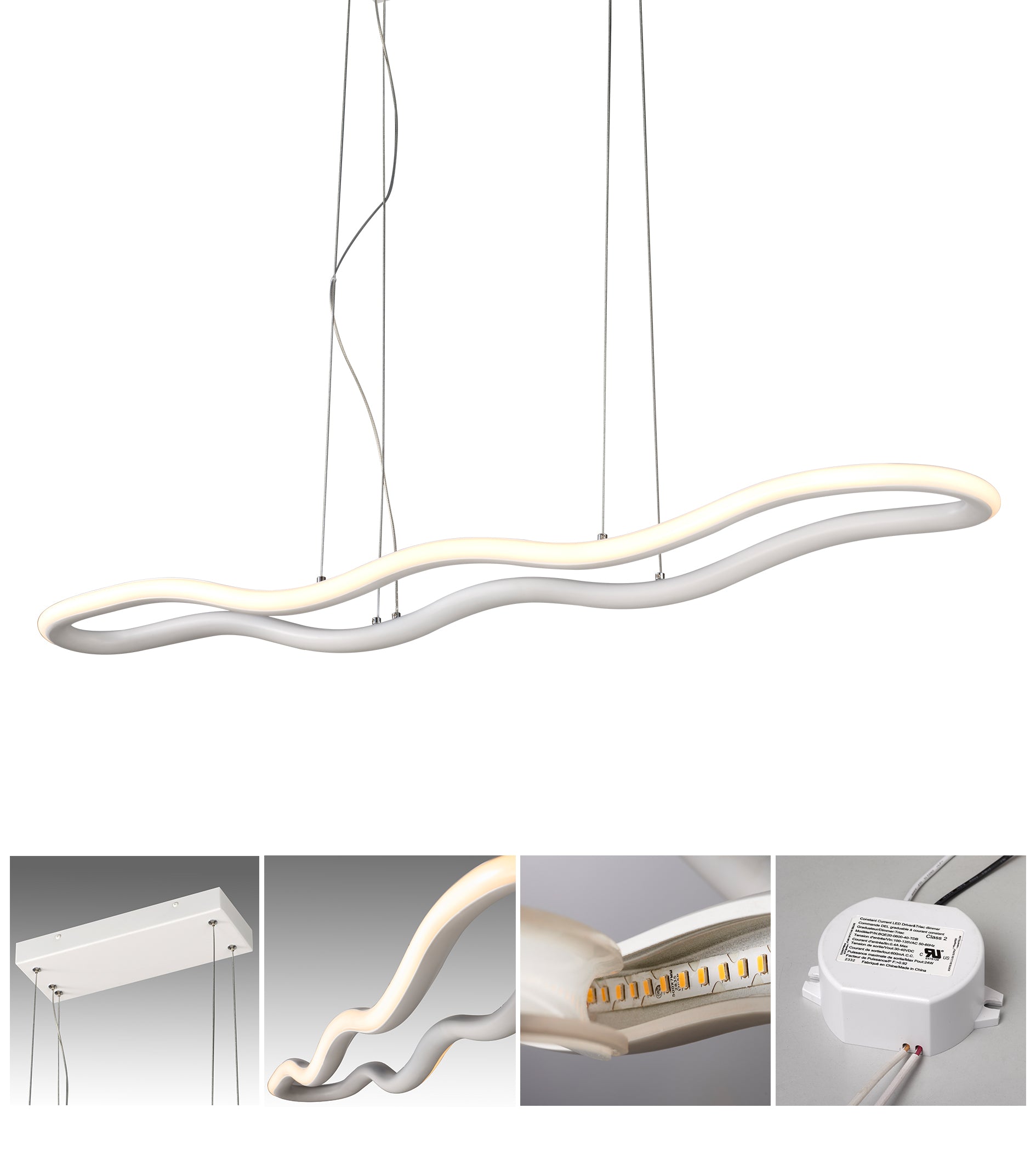 Dario Matt White Modern Light