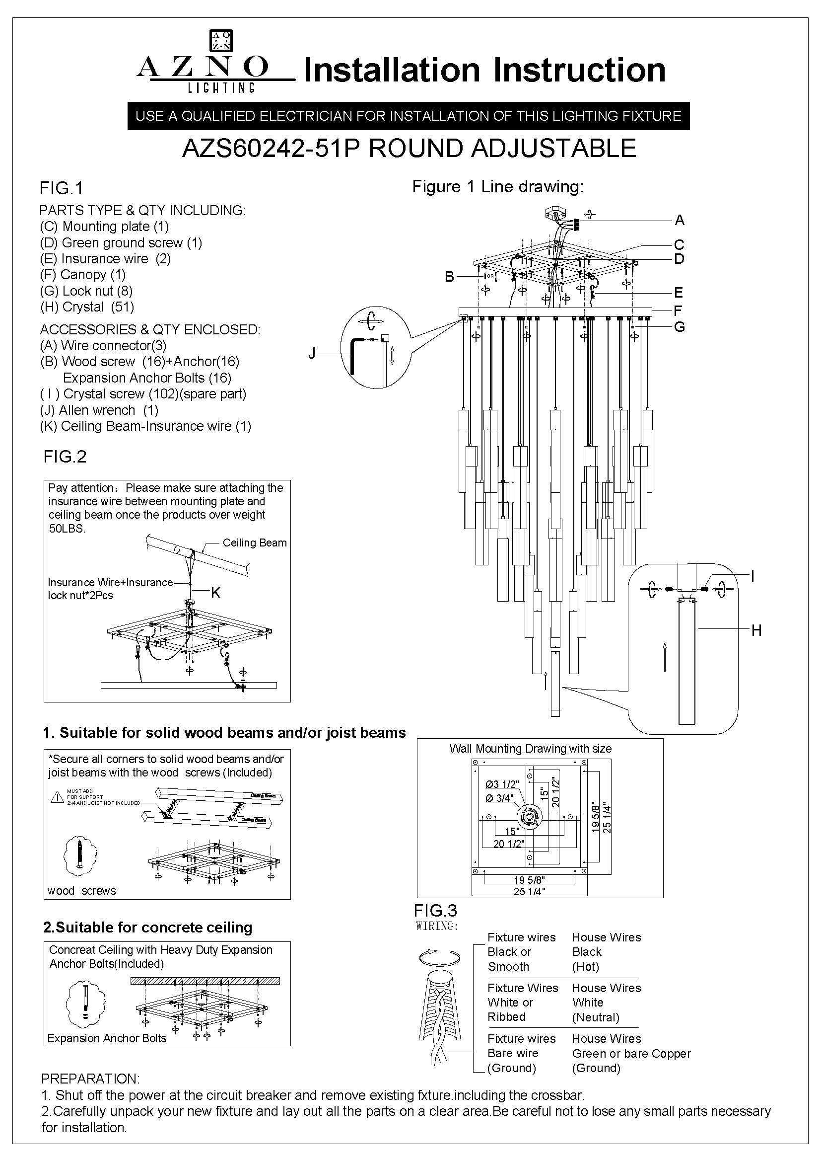 Athena Round 51 Light Gold chandelier Flush Mount