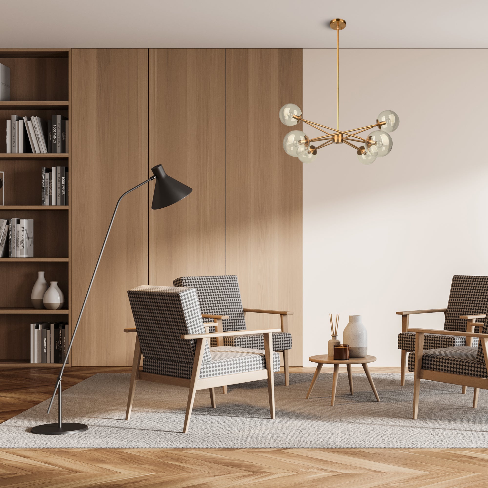 Genome 6 Light Gold Pendant