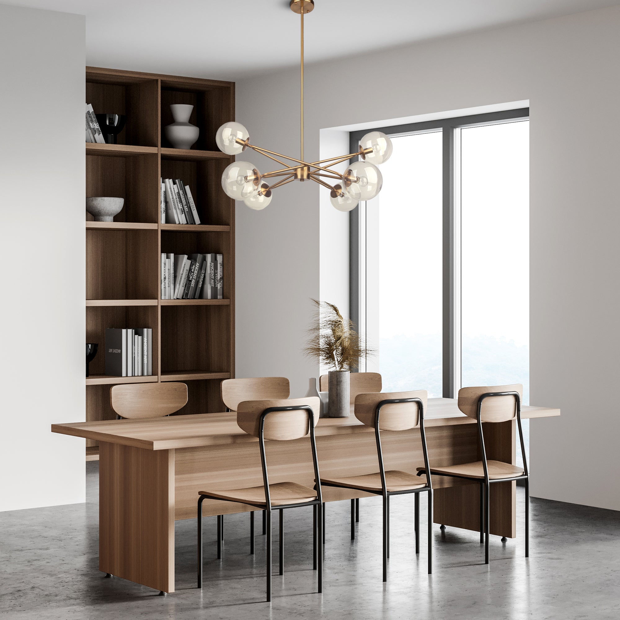 Genome 6 Light Gold Pendant