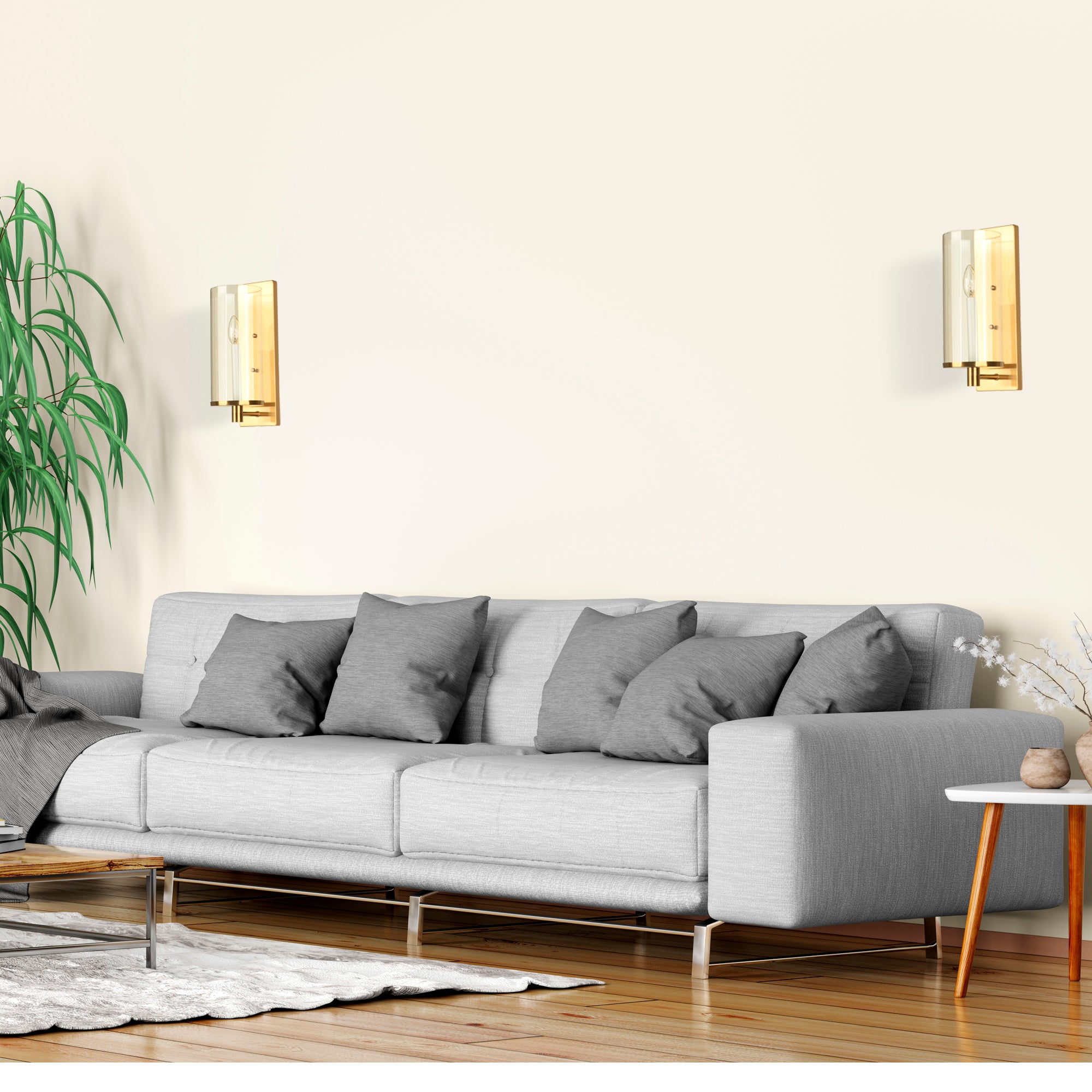 Sachi Gold Wall Sconce