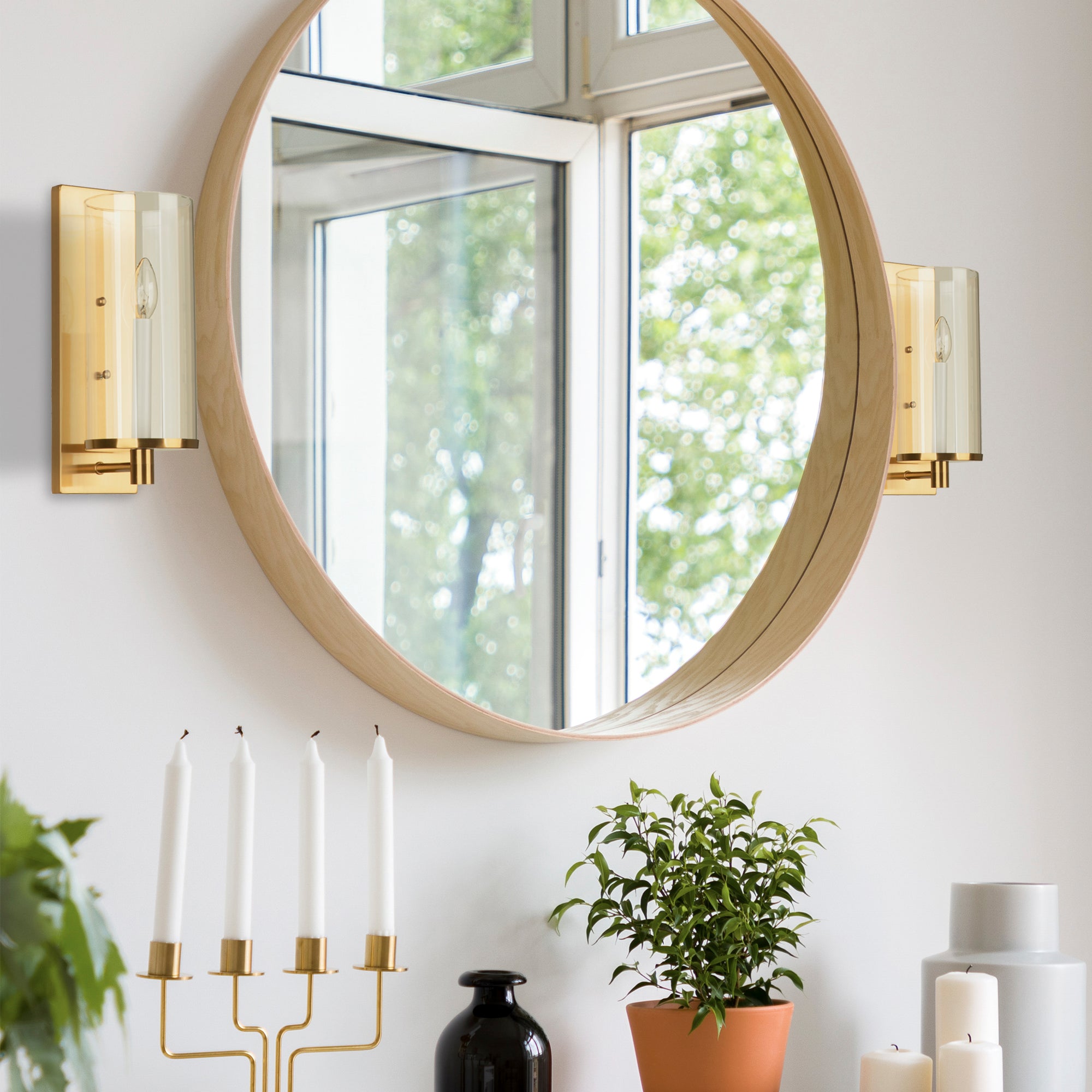 Sachi Gold Wall Sconce