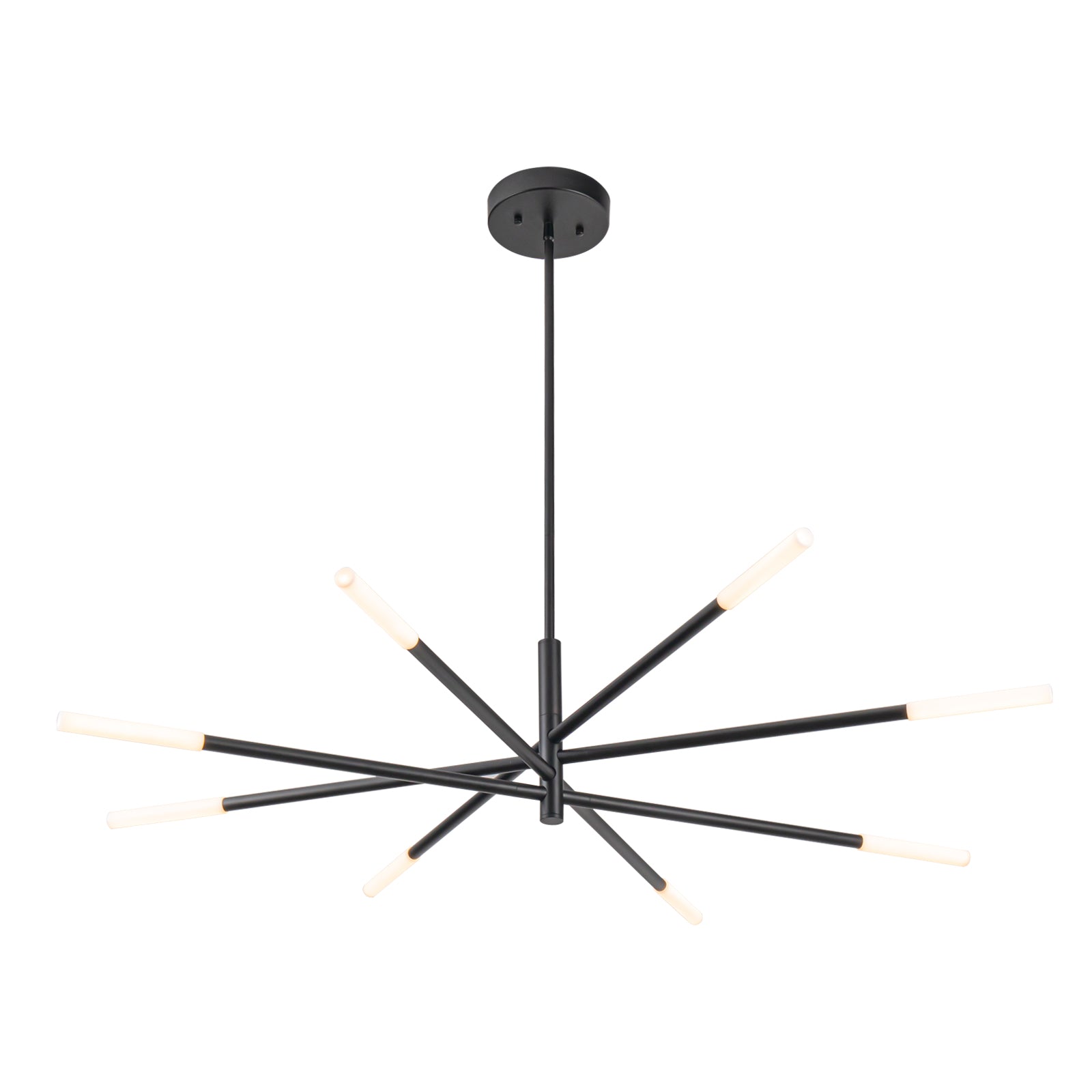 Alissa Modern Black 8 Light LED Pendant Light