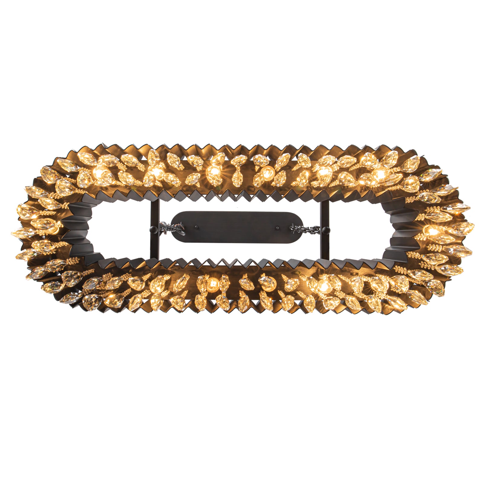 Amy 14 Light Black Chandelier