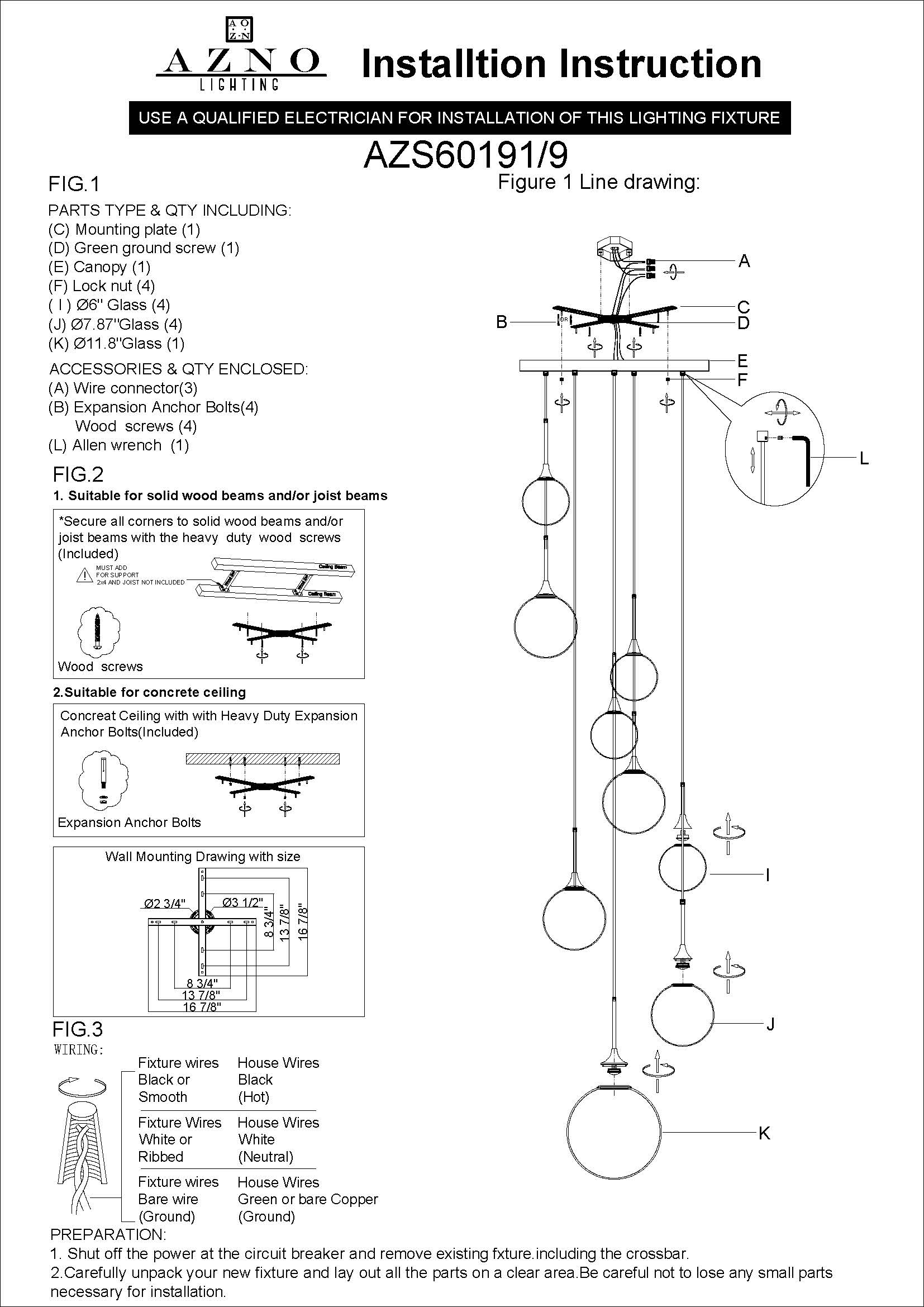 Alessandro 9 Light Brass Gold Chandelier