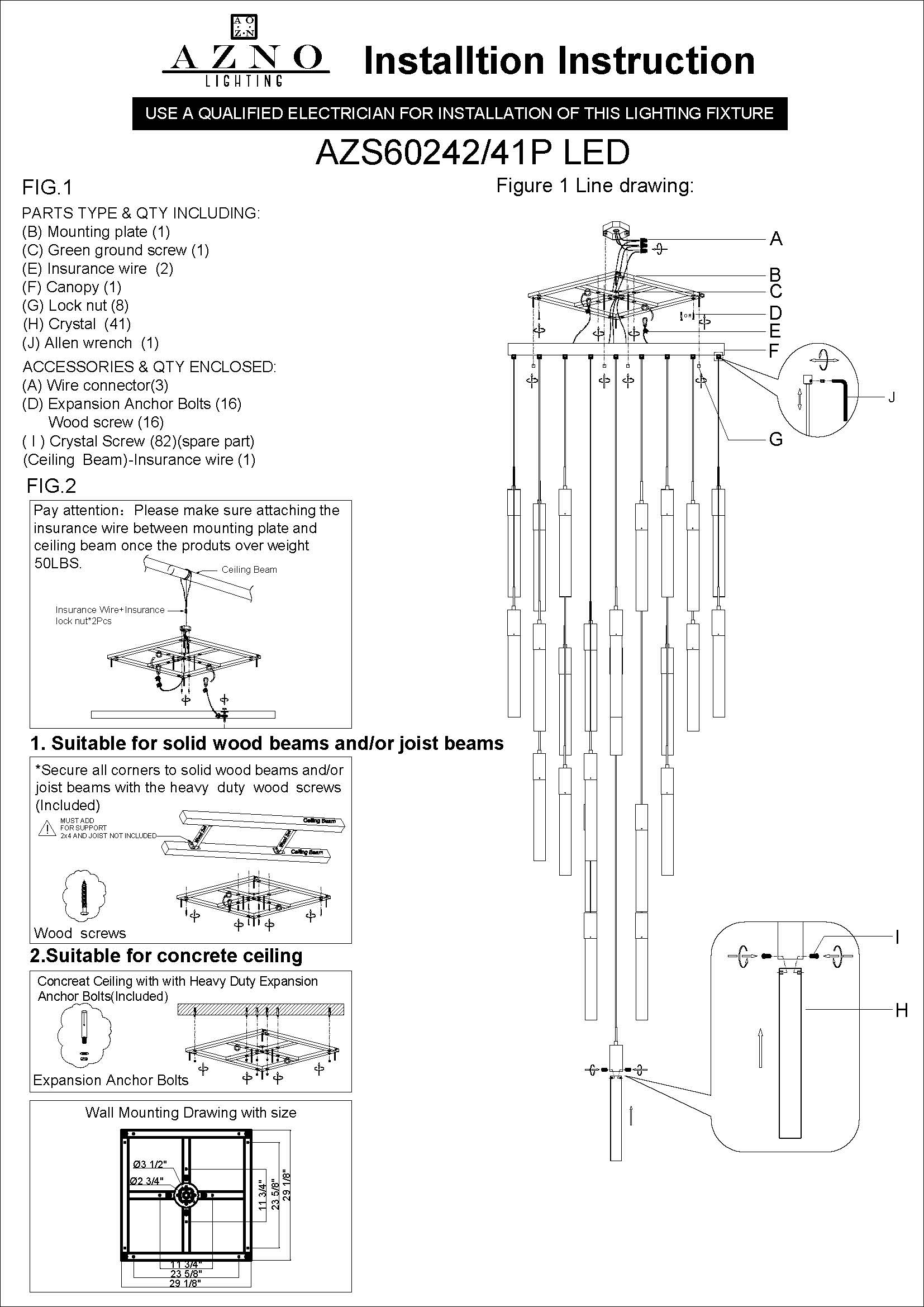 Athena 41 Light Gold chandelier Flush Mount
