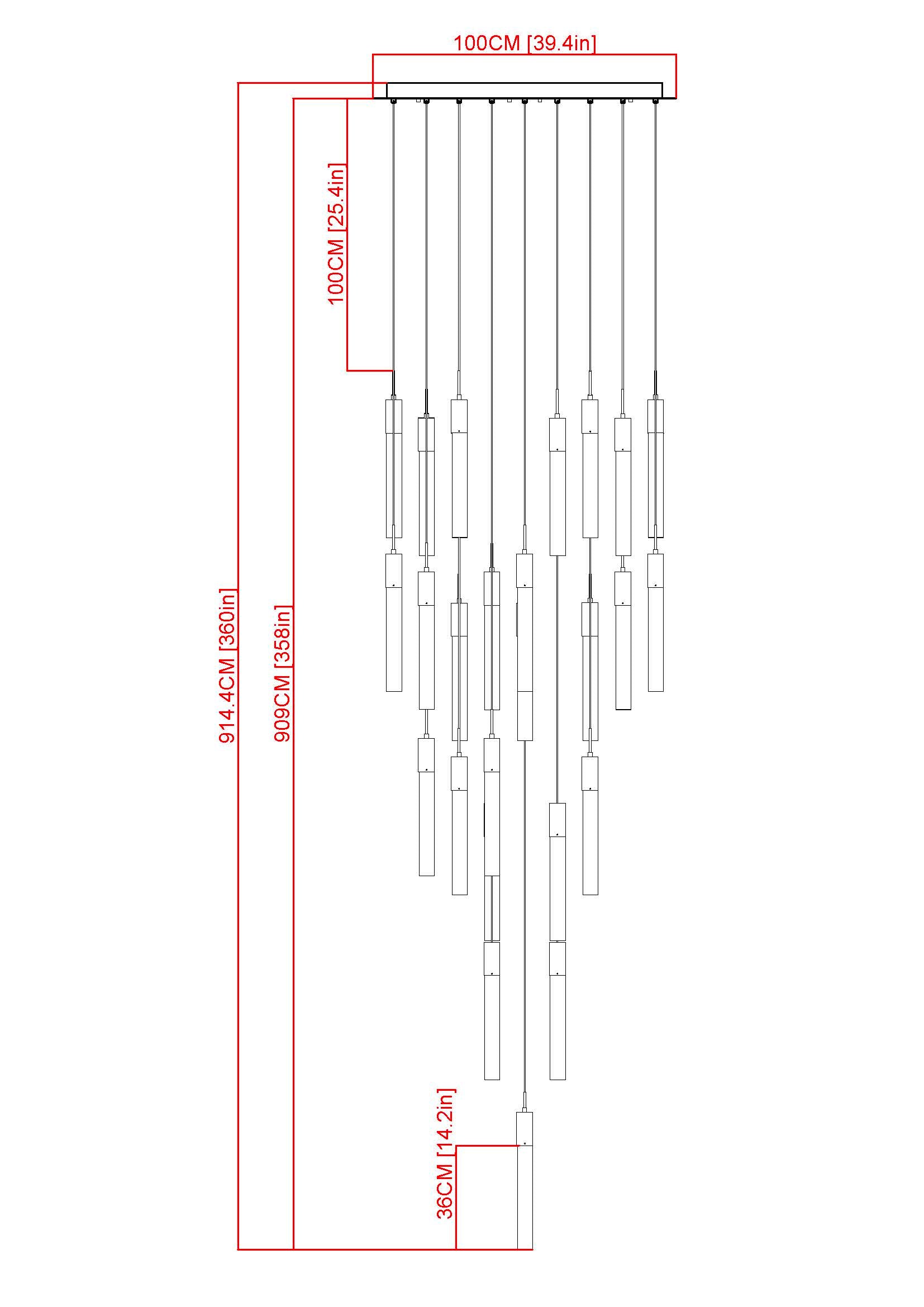 Athena 41 Light Gold chandelier Flush Mount